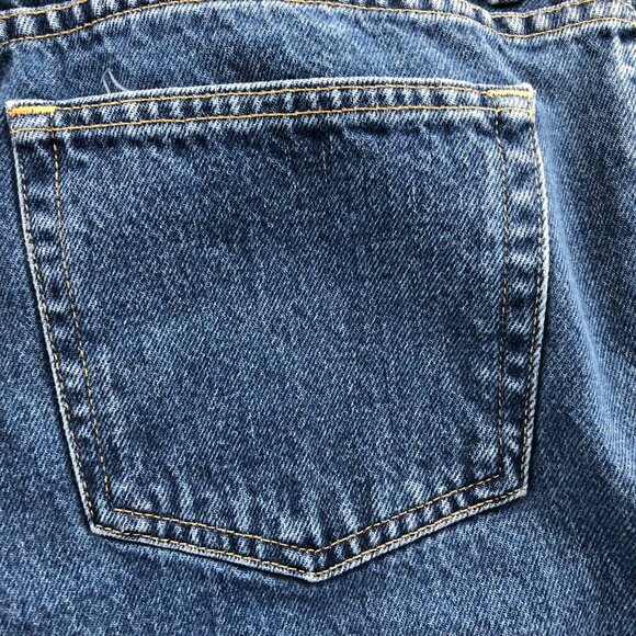 Lands End Womens Jeans Size 14 Blue Denim Straight Leg Casual High Rise Classic - Picture 12 of 14